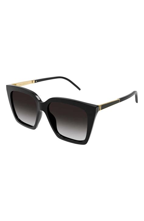 catenella occhiali ysl|Saint Laurent 56mm Cat Eye Sunglasses .